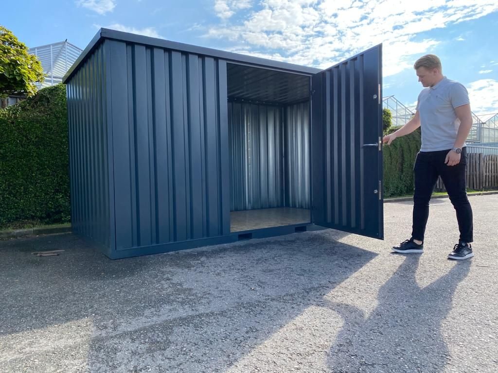 CONTENEDOR 10 PIES DESMONTABLE ANTRACITA - Imagen 2