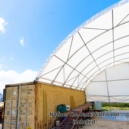 Cobertizo para contenedores marítimos 40’x40’x13′ – Robusto y versátil - Imagen 7