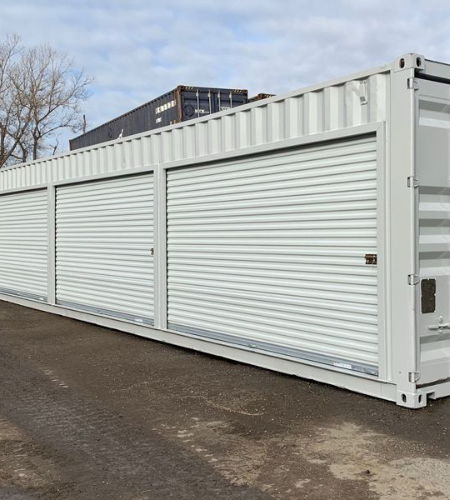Contenedor de 40 Pies con 3 Puertas Enrollables