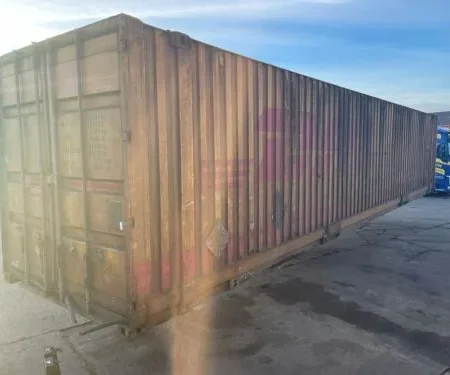 Contenedor marítimo de 45 pies de altura Cubo usado – Capacidad y versatilidad XXL