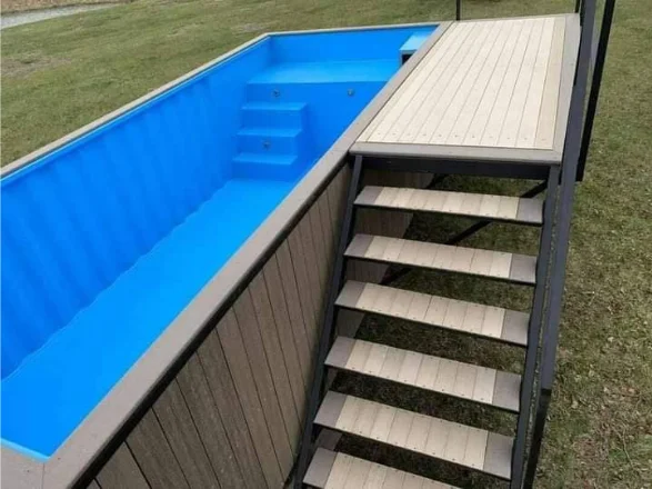 Contenedor de piscina 6 m x 2,5 m