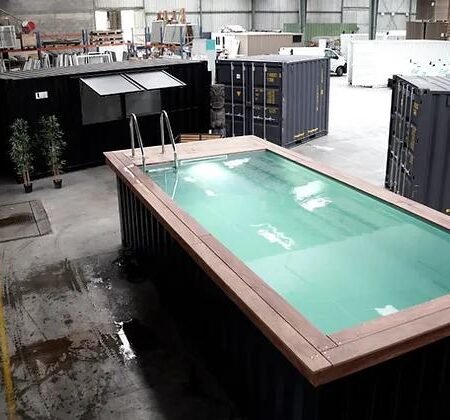 contenedor de piscina 20 pies