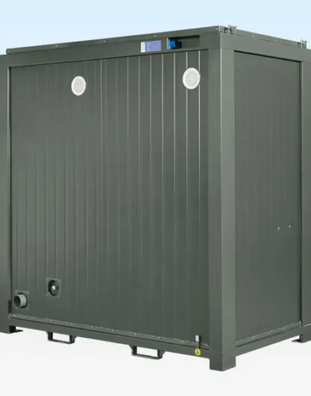 Inodoro Doble 1+1 – 8×5 Pies (Verde Botella)