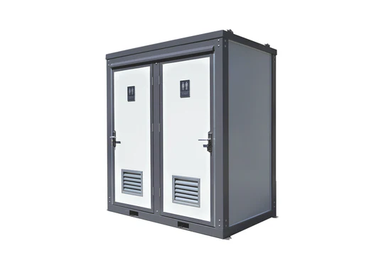 Palo de aseo portátil – 2 cabinas privadas